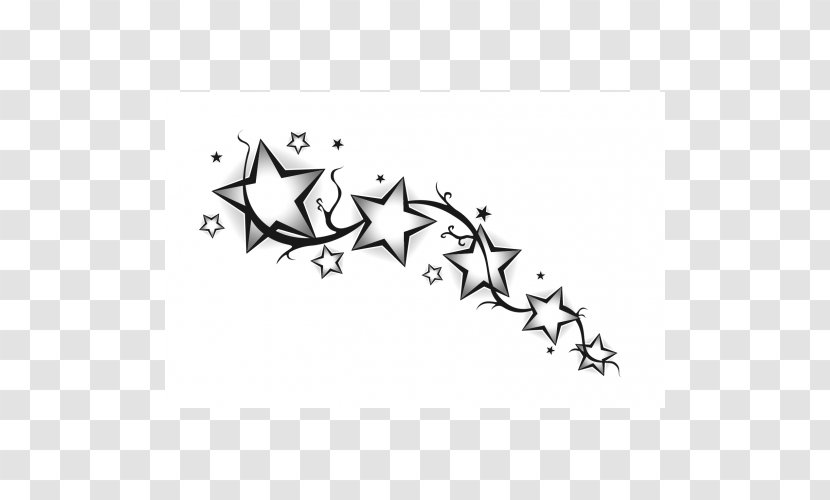 Shooting Star Tattoo Nautical Drawing Flash - Wing Transparent PNG