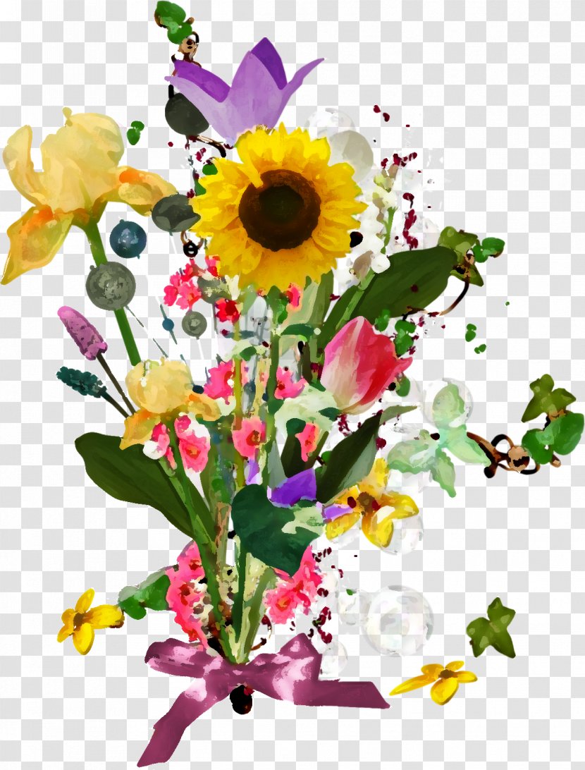 Nosegay Flower Image 干花 - Daisy Family Transparent PNG