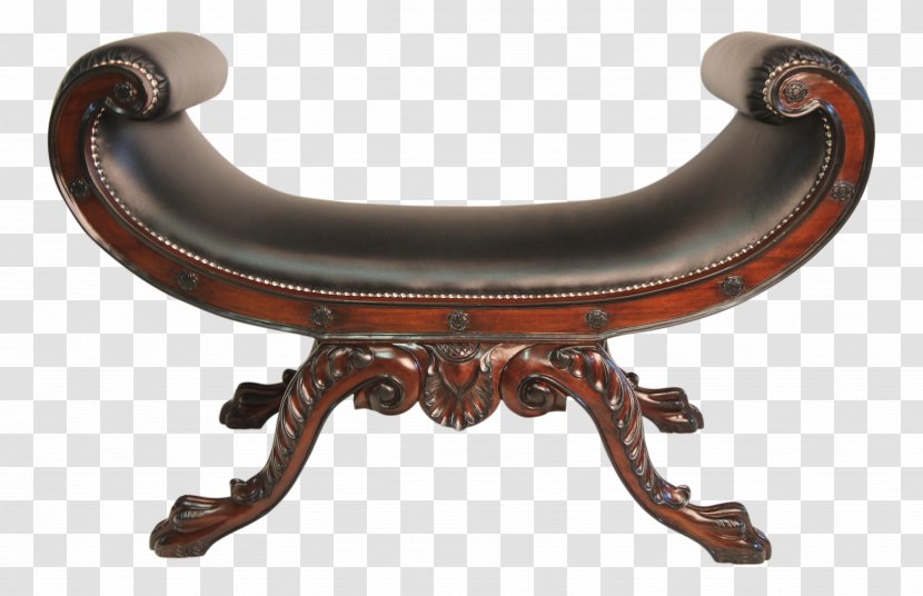 Antique - Table - Mahogany Chair Transparent PNG