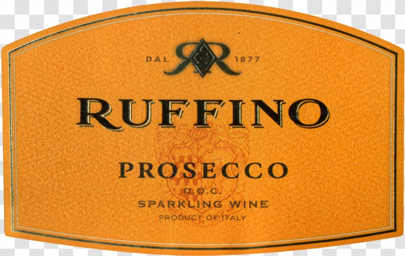 Prosecco Glera Label Product Logo Transparent PNG