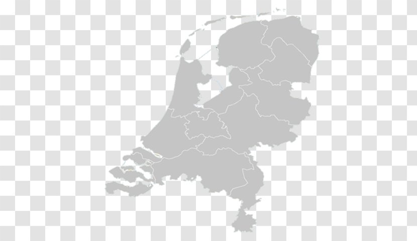 Netherlands Map Royalty-free Transparent PNG