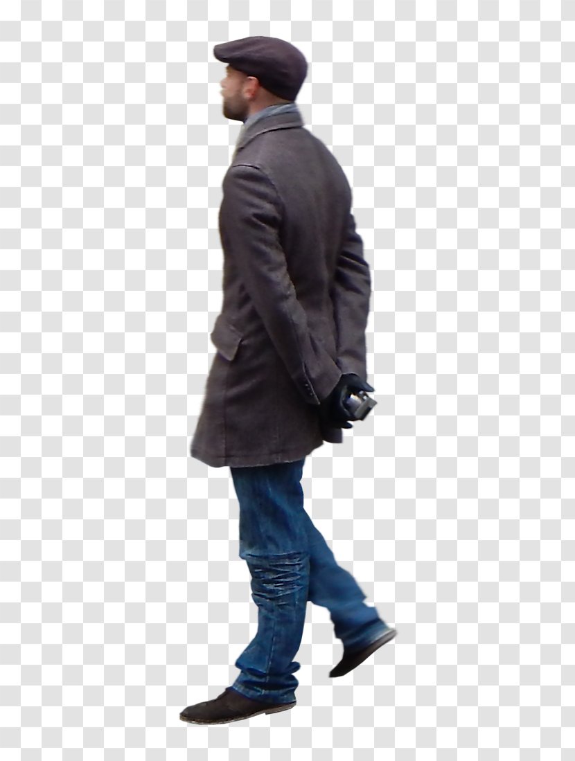 Cobalt Blue Jeans Fedora - Hat Man Transparent PNG