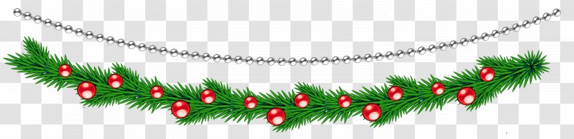 Christmas Tree Santa Claus Decoration Ornament - Transparent Deco Garlands Transparent PNG