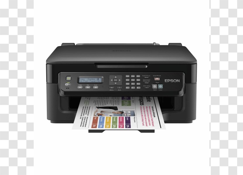 Multi-function Printer Epson WorkForce WF-2510 Inkjet Printing Ink Cartridge - Technology Transparent PNG