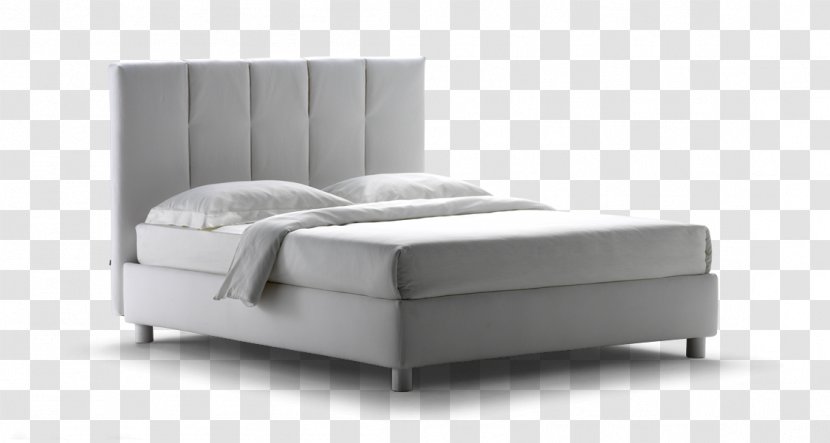 Bed Frame Interior Design Services Box-spring Mattress - Furniture - Legno Bianco Transparent PNG