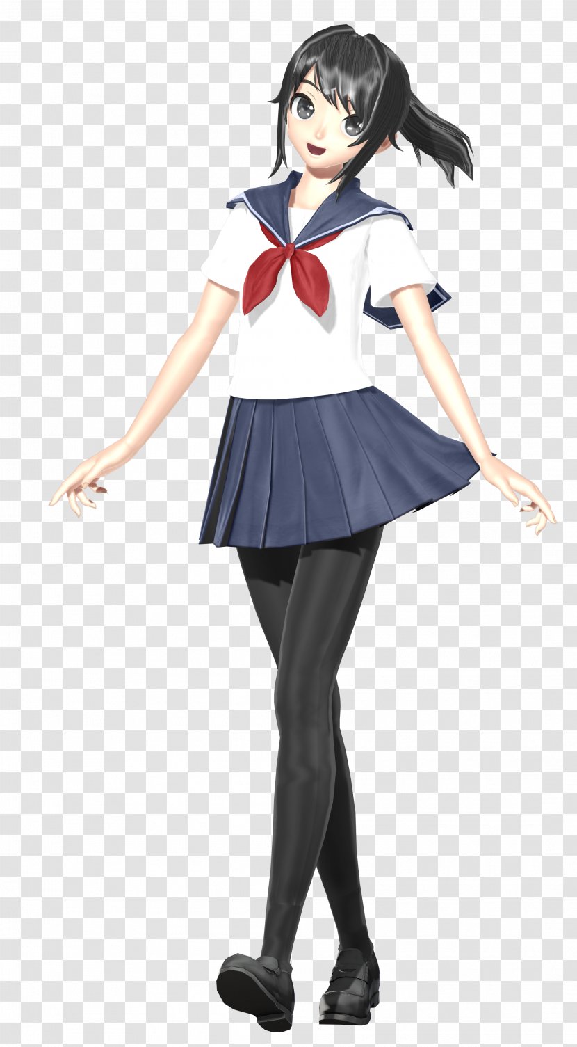 Yandere Simulator Character Clothing - Frame - Chan Transparent PNG