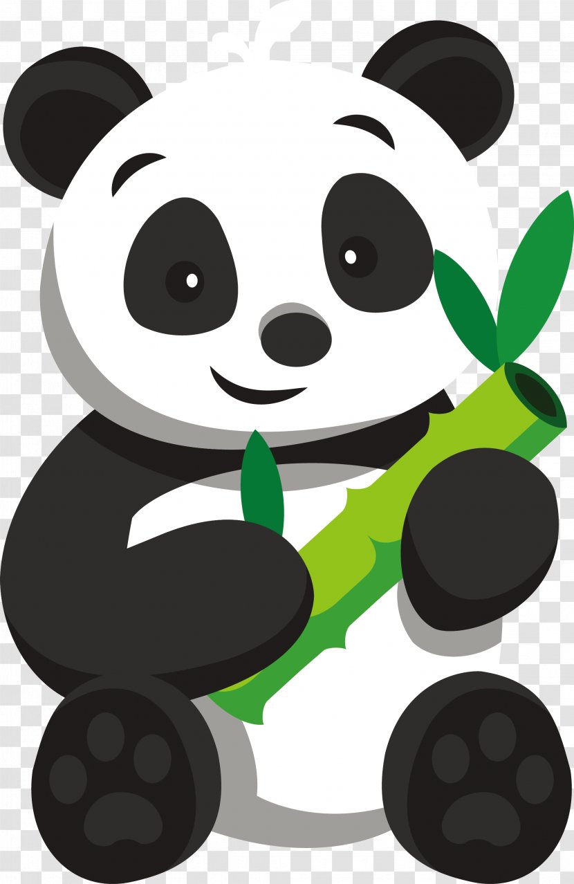 Giant Panda House Restaurant Bear Clip Art - Heart - Bamboo Transparent PNG