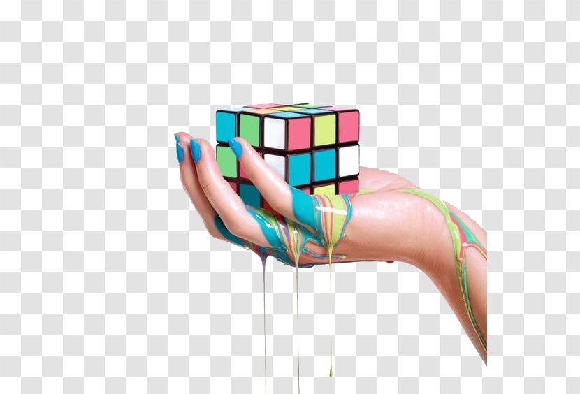 Rubiks Cube Art Printmaking Printing Surrealism - Color Transparent PNG