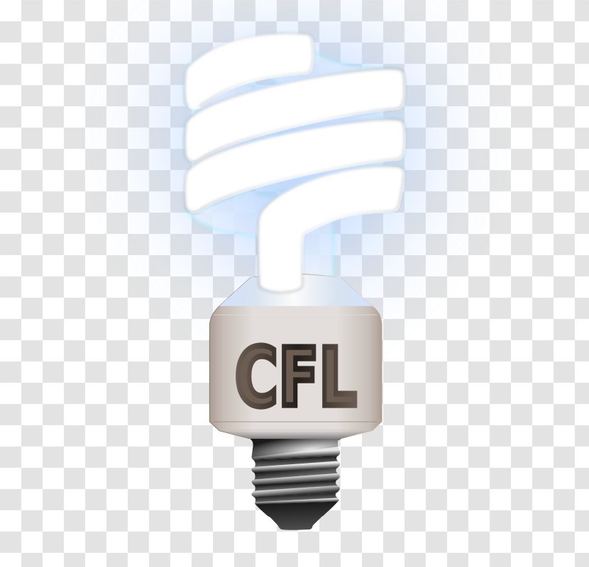 Compact Fluorescent Lamp Incandescent Light Bulb Fluorescence Transparent PNG