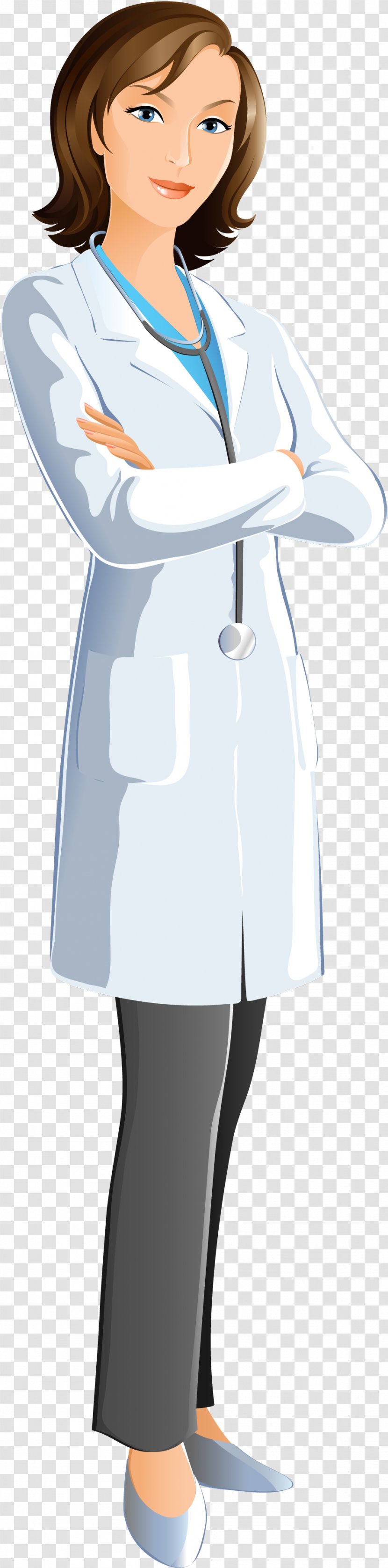 Physician Female Clip Art - Cartoon - The Doctor Transparent PNG