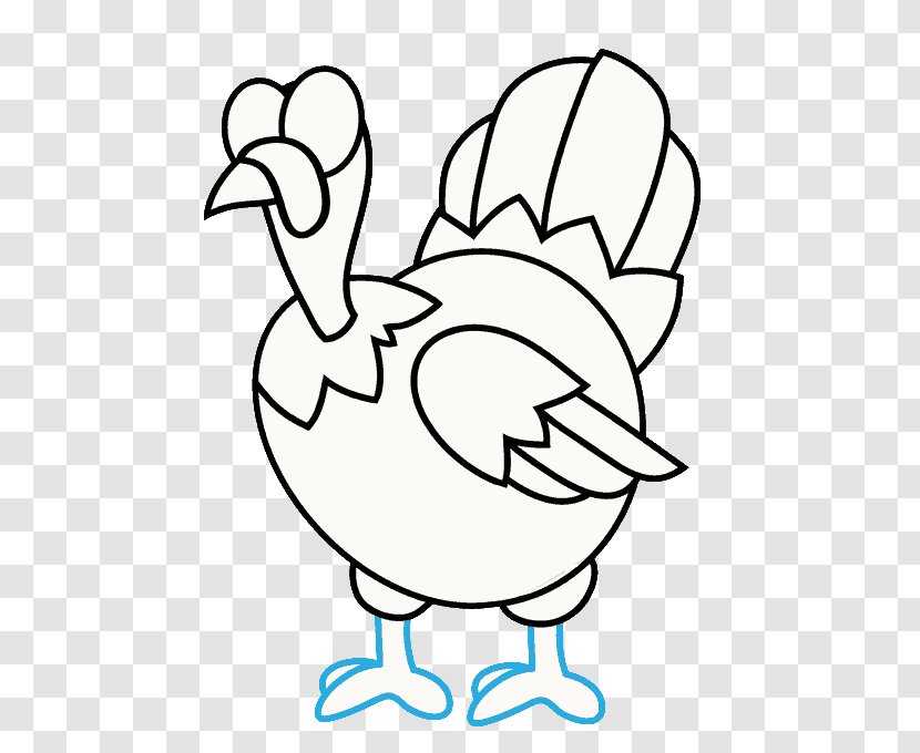 Turkey Meat Drawing - Frame - Eyebrow Transparent PNG