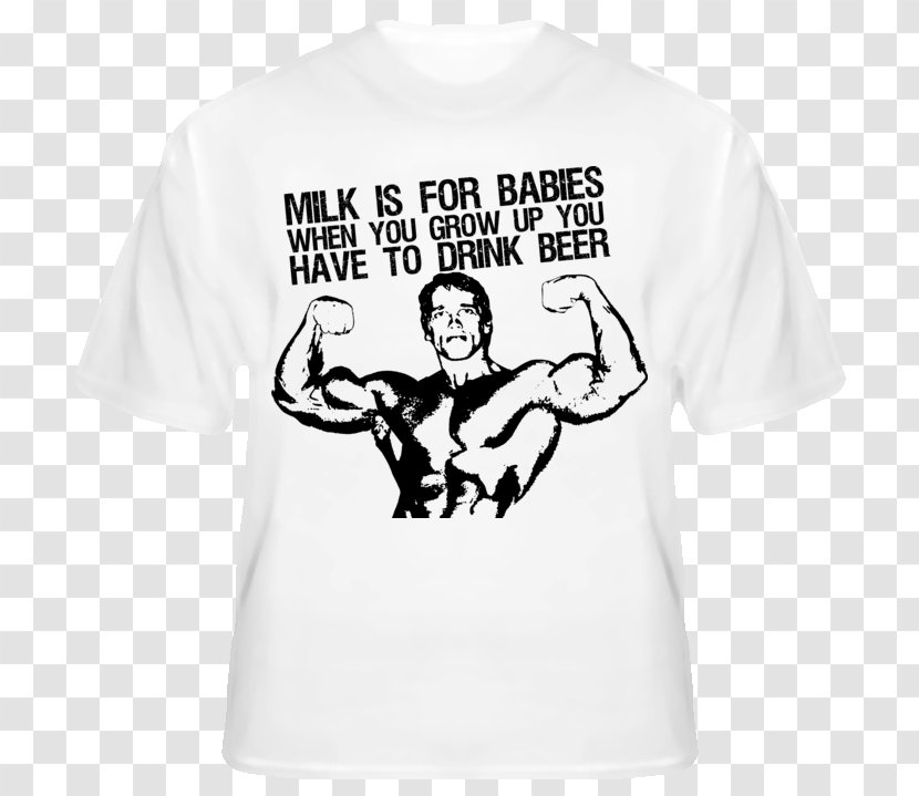 Beer Ringer T-shirt Clothing Accessories - Silhouette - Arnold Schwarzenegger Transparent PNG