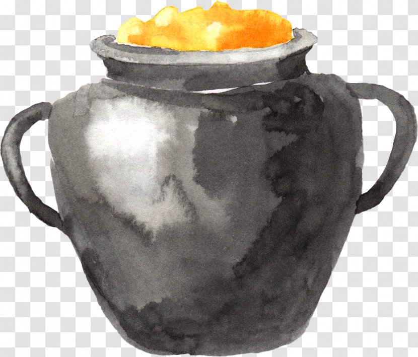 Ceramic Jar - Cookware And Bakeware - Hand Painted Transparent PNG