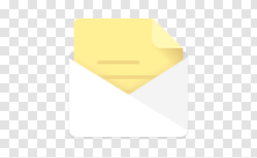 Yellow Rectangle - Message Save Icon Format Transparent PNG
