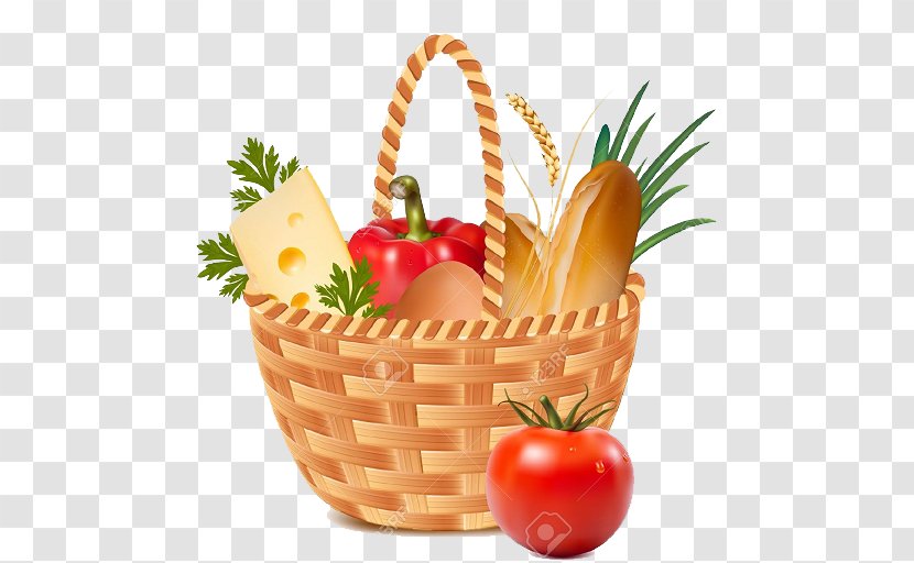 Basket Clip Art - Diet Food - Vegetable Transparent PNG