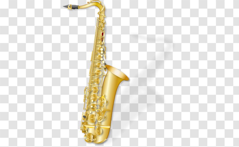 Baritone Saxophone Clarinet Family Brass - Flower Transparent PNG