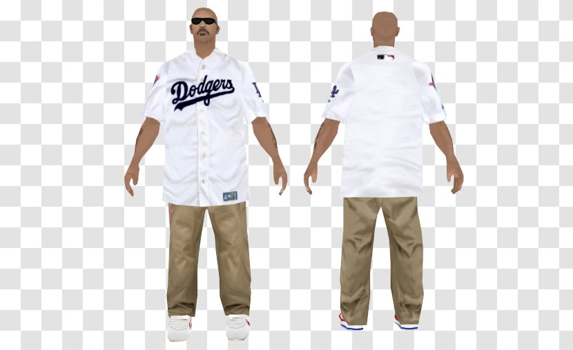 Grand Theft Auto: San Andreas Los Angeles Dodgers SendSpace Gangster Jersey - Sportswear - Daniel Ls Transparent PNG