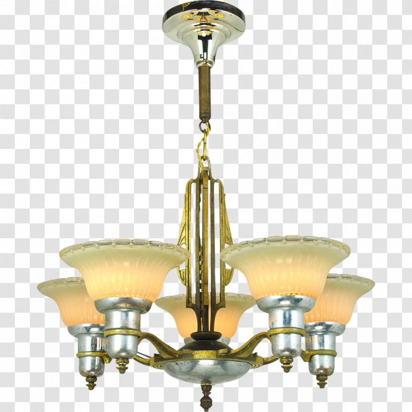 Chandelier Brass 01504 Ceiling - Fixture Transparent PNG
