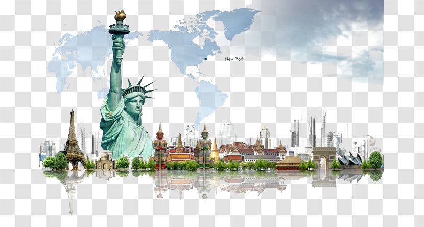Thailand World Travel Wallpaper - Urban Design - Statue Of Liberty Transparent PNG