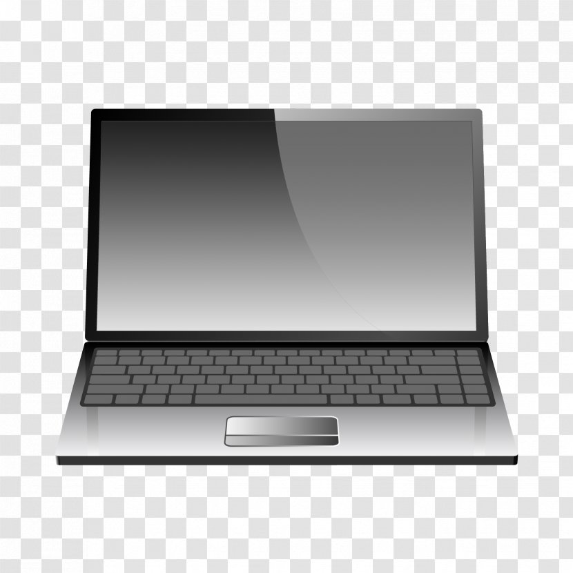 Laptop Computer Keyboard Clip Art - Part - Vector Notebook Transparent PNG