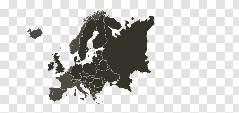 Europe Blank Map Mapa Polityczna - Stock Photography Transparent PNG