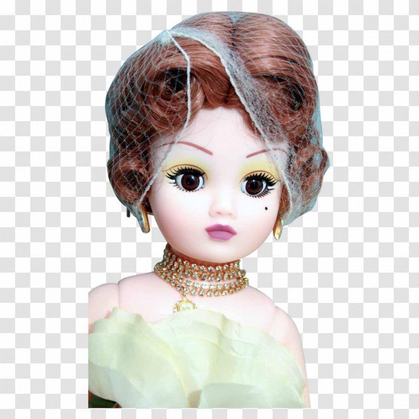 Doll - Hair Coloring - Brown Transparent PNG