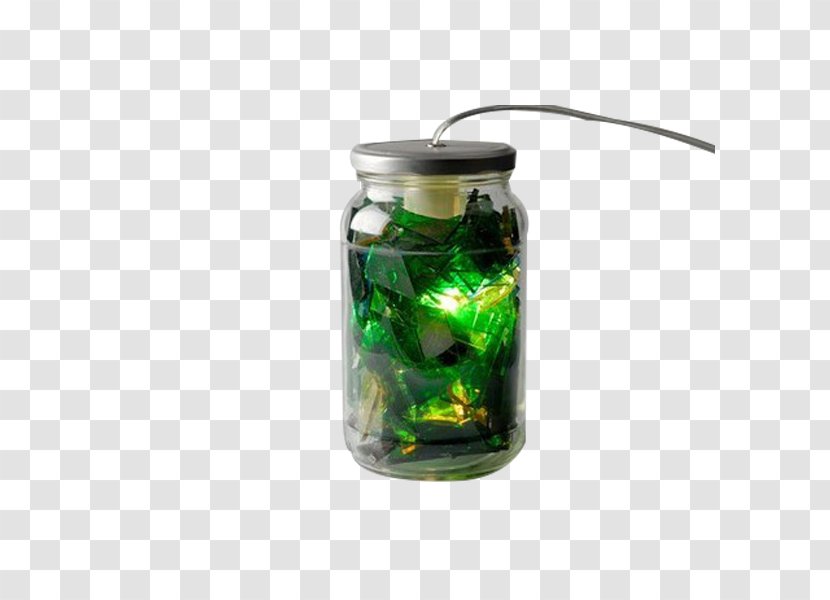 Light Glass Bottle Recycling Lamp - Raw Material - Bottles With Colored Rectangles Small Lamps Transparent PNG