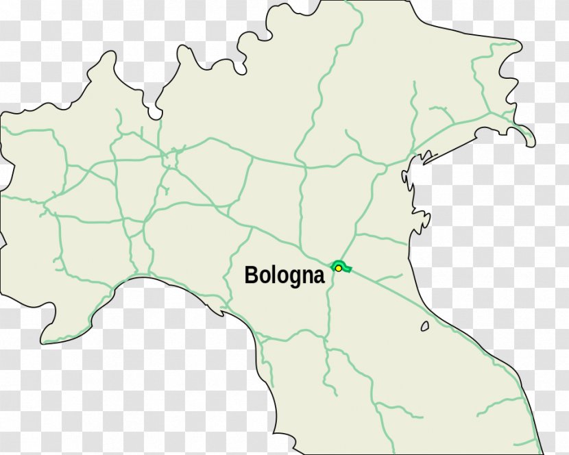 Raccordo Autostradale 1 Bologna Autostrada A14 Map A36 - A31 Transparent PNG