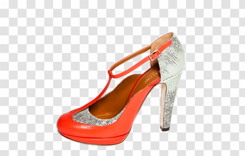 Footwear High-heeled Shoe Sandal - Basic Pump - Red Snake Transparent PNG