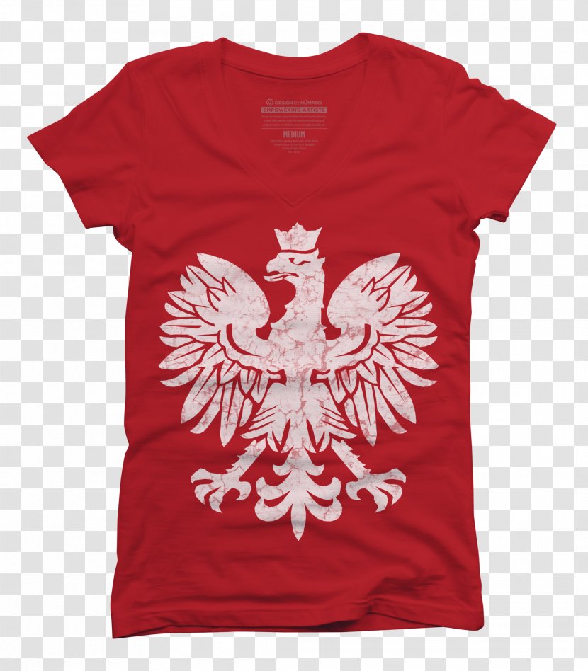 Coat Of Arms Poland T-shirt Second Polish Republic Flag - Active Shirt Transparent PNG
