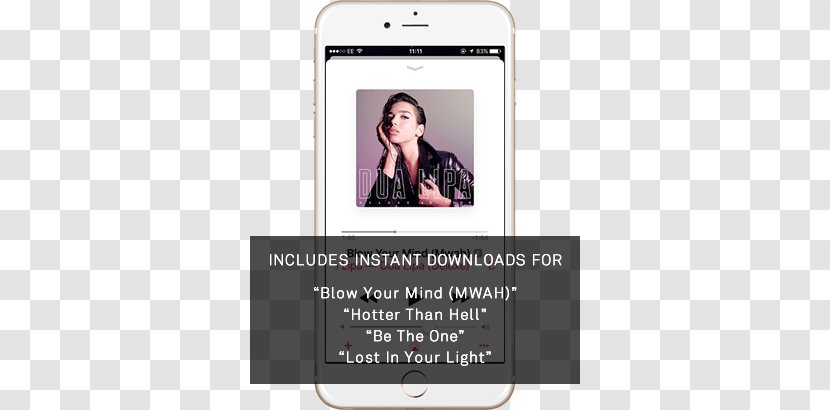 Smartphone Phonograph Record Dua Lipa Limited LP Mobile Phones - Brand - Digital Products Album Transparent PNG