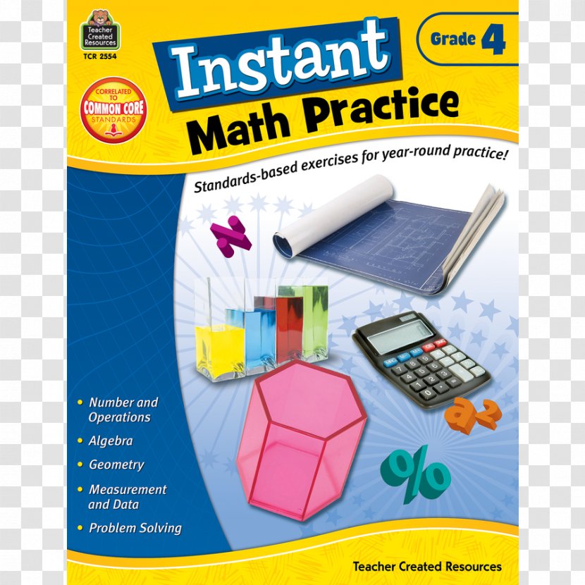 Instant Math Practice: Grade 3 1 Mathematics Education Sixth Transparent PNG