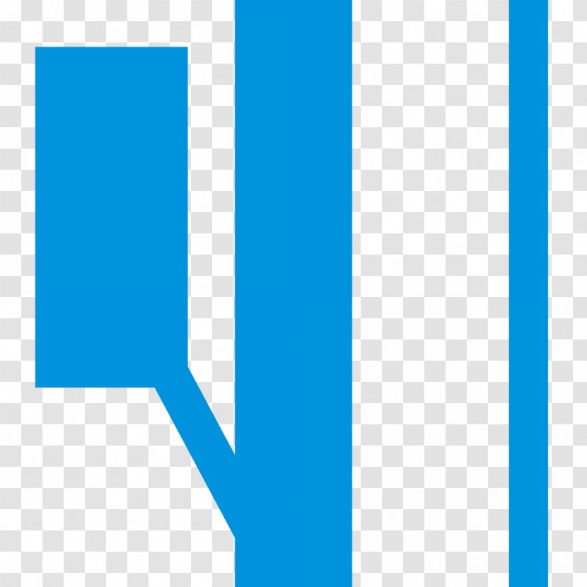Logo Brand Font - Azure - Design Transparent PNG