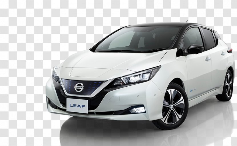 2018 Nissan LEAF Car 2017 Electric Vehicle - Compact Mpv Transparent PNG