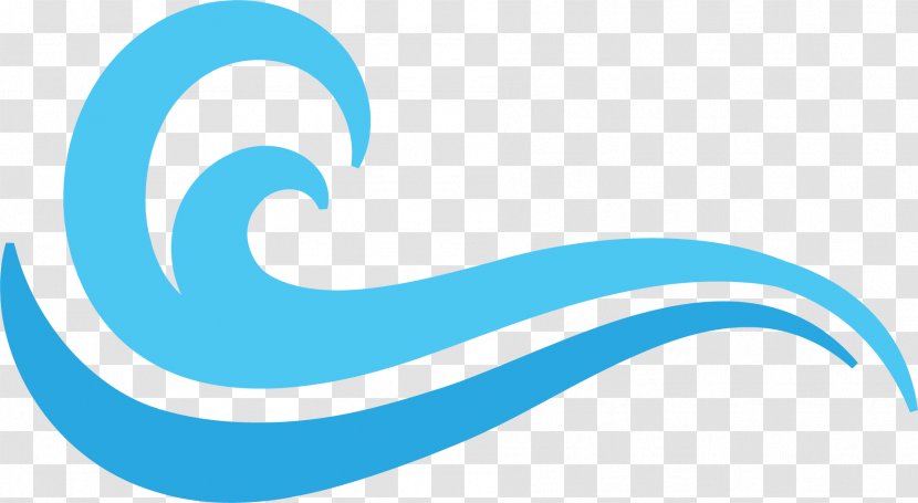 Logo Blue Wind Wave Sea Level - Symbol - Curve Transparent PNG