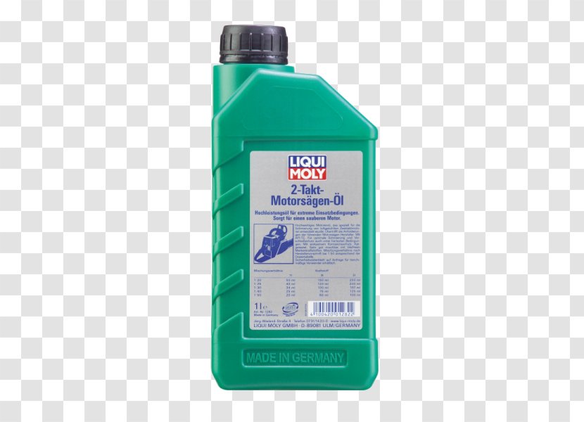 Car Motor Oil Liqui Moly Two-stroke Engine - Additive Transparent PNG