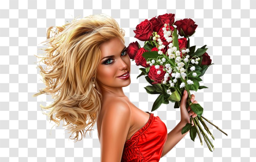 Birthday Greeting & Note Cards Woman Valentine's Day - Flower Arranging Transparent PNG