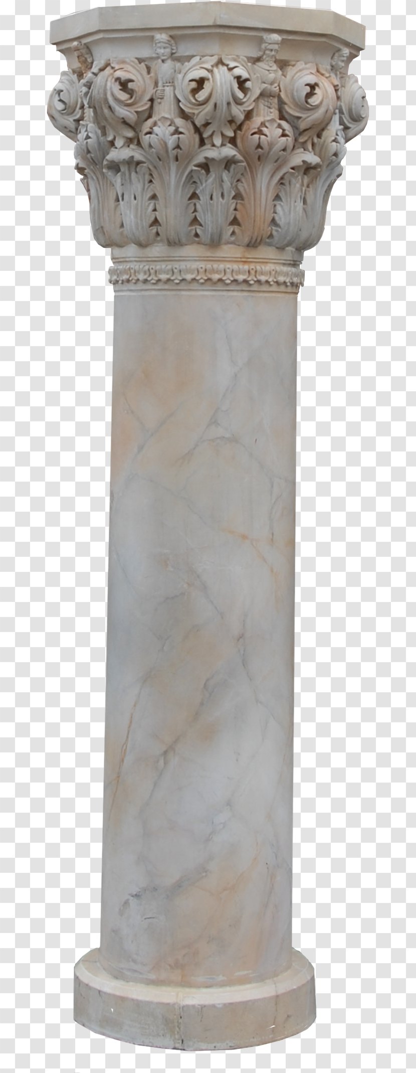 Column Architecture Statue Relief Capital Transparent PNG