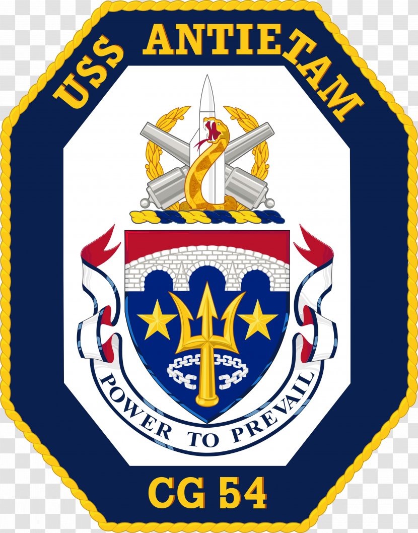 Battle Of Antietam United States Navy USS (CG-54) Ticonderoga-class Cruiser - Crest Transparent PNG