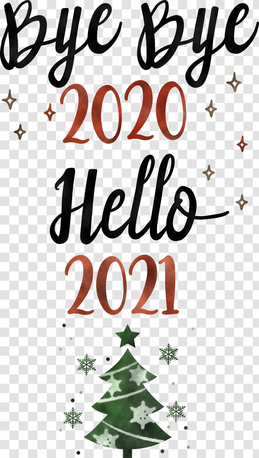 Hello 2021 Year Bye Bye 2020 Year Transparent PNG