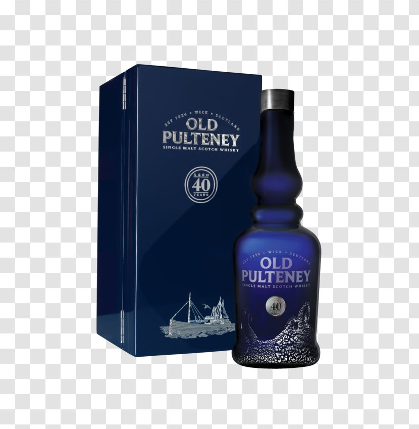 Old Pulteney Distillery Single Malt Whisky Scotch Whiskey - Distilled Beverage - The Taste Of Waves Transparent PNG