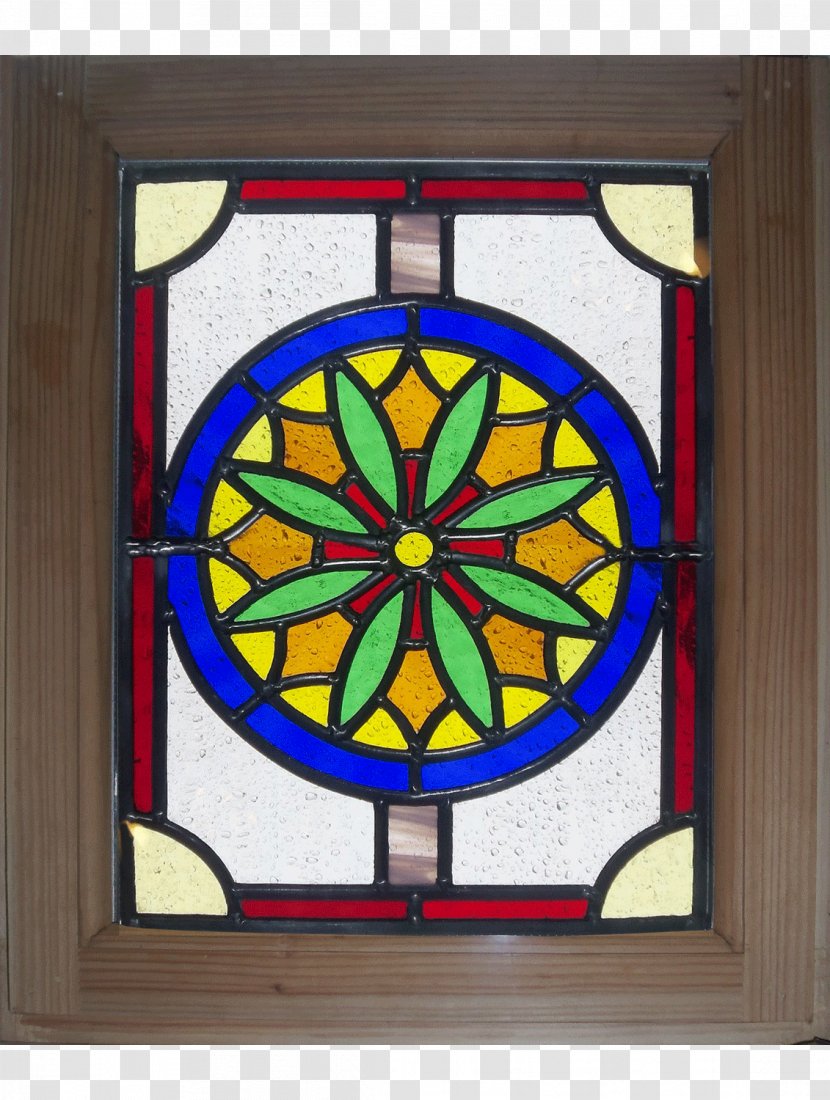 Stained Glass Rectangle Symmetry - Patriotic Paper Transparent PNG