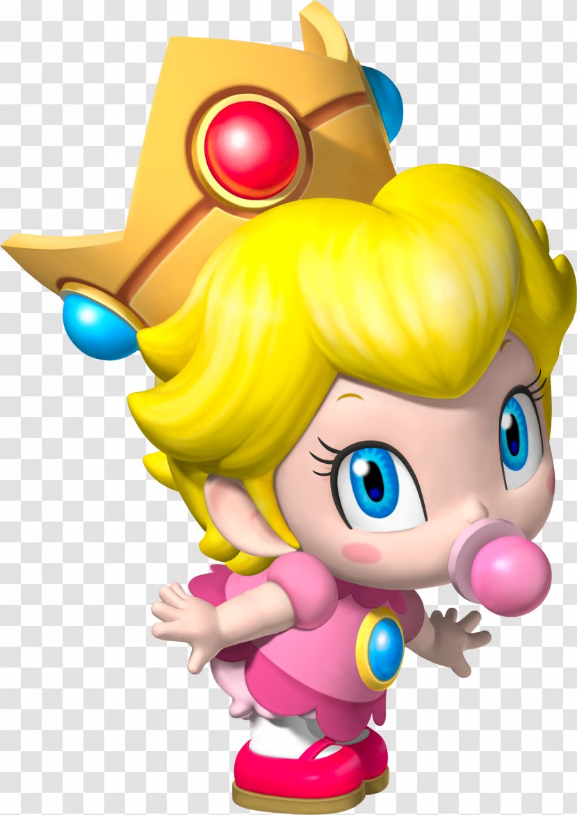 Mario Bros. Super Sluggers & Luigi: Partners In Time Princess Peach - Infant - Baby's Breath Transparent PNG