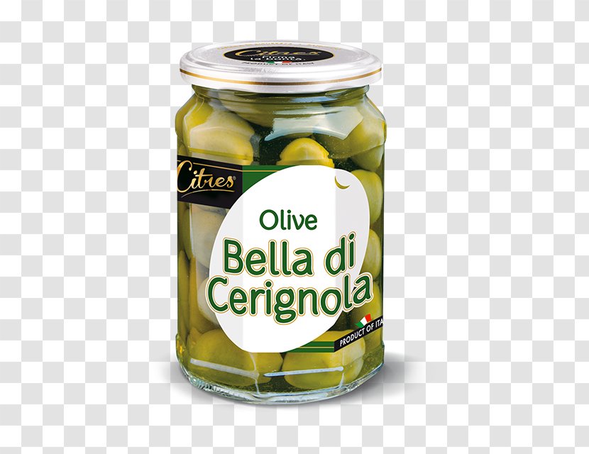 Cerignola Olive Pickling Condiment Fruit Achaar - Ingredient - Jars Italy Transparent PNG