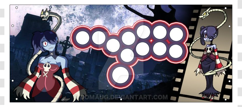 Skullgirls Hitbox Arcade Game Clip Art - Tree - Squigly Cliparts Transparent PNG