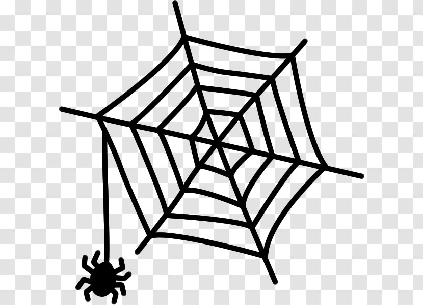 Spider Web - Monochrome Transparent PNG