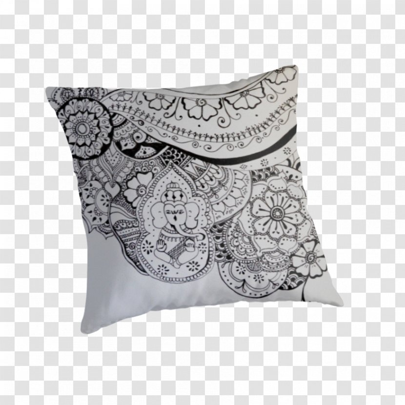 Throw Pillows Cushion Visual Arts - Henna Transparent PNG