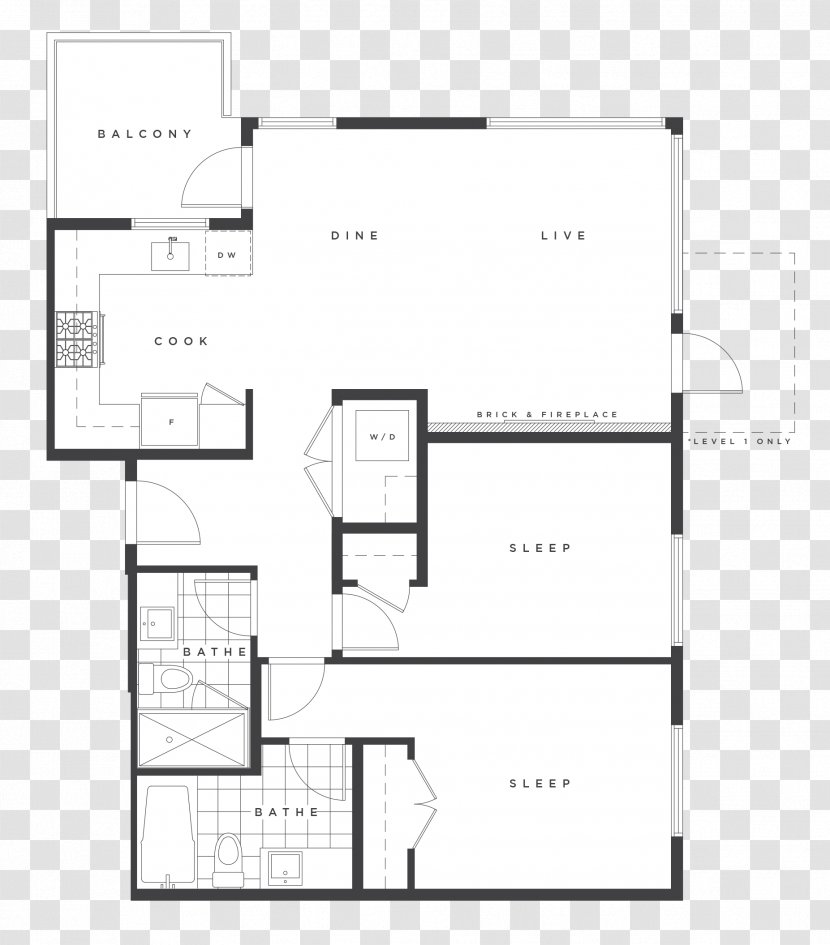 Floor Plan Line - Area - Design Transparent PNG