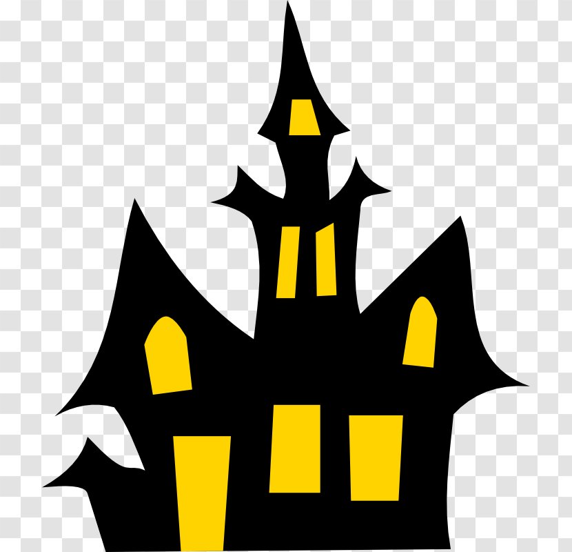 Clip Art - Symbol - Picture Of A Haunted House Transparent PNG