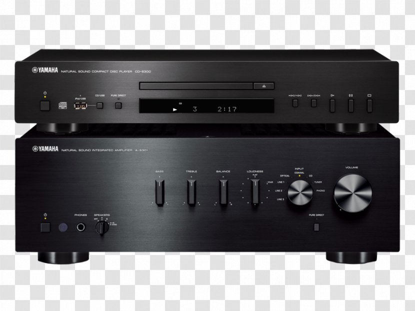 Audio Power Amplifier YAMAHA A-S301 Integrated Yamaha Corporation - Equipment - As501 Transparent PNG